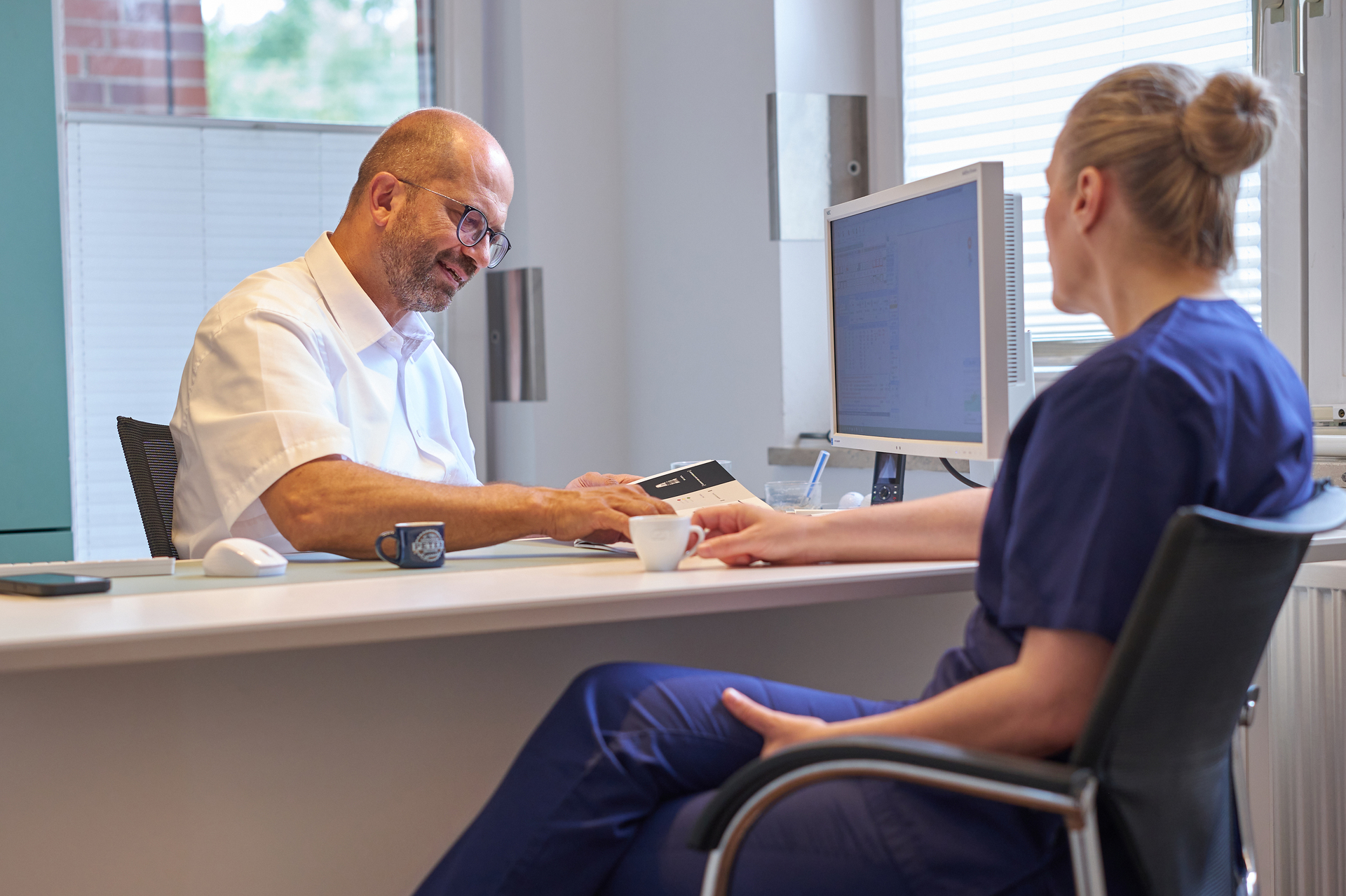 Dr. Peter Ghaussy und Kollegen